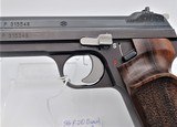 Excellent Swiss-made SIG P210-6 pistol, cal 9mm Para, with original grips, box, factory target, manual & holster - 11 of 15
