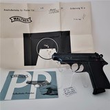W. German WALTHER PP, cal 7,65mm, STEEL frame pistol w. factory case, tool, manual in great condition - 13 of 14