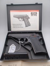 German WALTHER PP pistol, cal 7,65mm, STEEL frame,SharpBlue, great 99% condition, w manual, factory target & case. Excellent. - 13 of 15