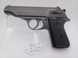 German WALTHER PP pistol, cal 7,65mm, STEEL frame,SharpBlue, great 99% condition, w manual, factory target & case. Excellent. - 1 of 15