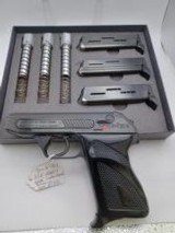Rare, unique & historic HECKLER & KOCH Model HK-4 Pistol Set of 4 interchangeable 22LR, .25, .32 & .380 barrels w. Manual & Tool in 2 original boxes - 5 of 11