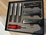 Rare, unique & historic HECKLER & KOCH Model HK-4 Pistol Set of 4 interchangeable 22LR, .25, .32 & .380 barrels w. Manual & Tool in 2 original boxes - 3 of 11
