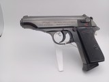 Like-new, historic WALTHER PP cal 7,65 Pistol, SA/DA, Steel Frame, Deep Blue Finish, 8-Rd Mag with Shoe, West German made in 1969, Excellent Colle - 4 of 9
