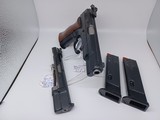 Rare 1993, Czech-made CZ 75-B “Compact” pistol with 3.7” barrel in cal 9mm Paraand cal .22LR CZ 75 “Kadet” Conversion System - 4 of 15
