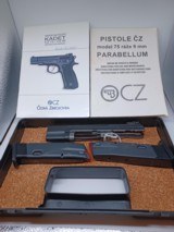 Rare 1993, Czech-made CZ 75-B “Compact” pistol with 3.7” barrel in cal 9mm Paraand cal .22LR CZ 75 “Kadet” Conversion System - 1 of 15