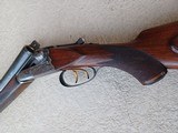 Nice, solid German made SIMSON - Suhl SxS Shotgun cal 16/70 with gold plated triggers - 1 of 12