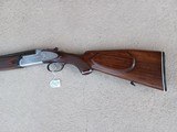 Excellent Italian-made (Beretta?) SIDELOCK O/U Shotgun, Scroll Engravings, cal 12/70ga, 98% like-new - 13 of 13