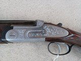 Excellent Italian-made (Beretta?) SIDELOCK O/U Shotgun, Scroll Engravings, cal 12/70ga, 98% like-new - 1 of 13