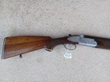 Excellent Italian-made (Beretta?) SIDELOCK O/U Shotgun, Scroll Engravings, cal 12/70ga, 98% like-new - 12 of 13