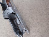 Excellent Italian-made (Beretta?) SIDELOCK O/U Shotgun, Scroll Engravings, cal 12/70ga, 98% like-new - 11 of 13
