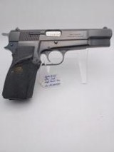 BROWNING ARMS High-Power, 99%, cal 9mm, Dark Blue, Pachmayr Grips w Thumb Rest - 7 of 11