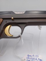 Swiss SIG P210-6, 9mm, Target, 2nd Mag, Special Grips, Box w Accessories, 98+% Condition – TOP! - 3 of 15