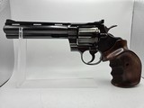 1969 made COLT Python, 6” Brl, 357Mag, NILL Ortho Grips, Deep Blue, 99%, C&R - TOP! - 11 of 11