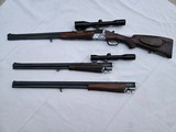 Rare 3-Piece HEYM Mod 55, Double Rifle + Rifle/Shotgun Combo + O/U Shotgun SET – TOP! - 6 of 15