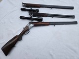 Rare 3-Piece HEYM Mod 55, Double Rifle + Rifle/Shotgun Combo + O/U Shotgun SET – TOP! - 11 of 15