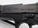 Early WALTHER P88 Pistol, 9mm, 15-rd Mag, adj Sight/Trigger, 98% -TOP! - Image 11 of 14