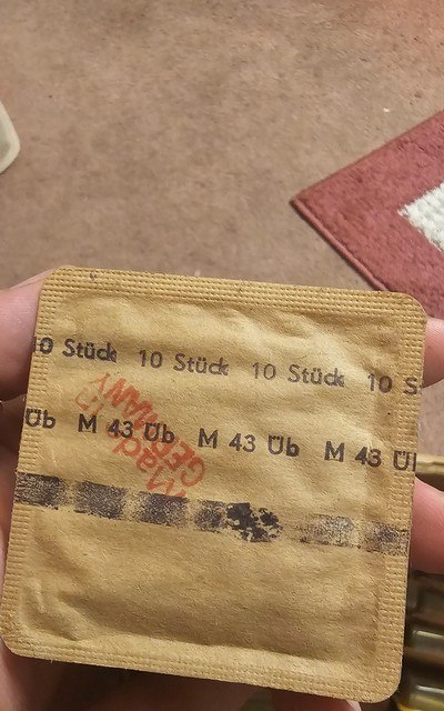 Rare WWII German M43 Üb 7.92x57 Ammunition 80 Sealed Packs - Image 2 of 7