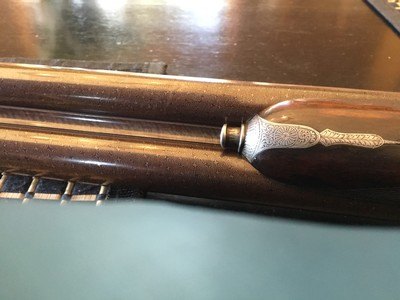 Charles Boswell 29 inch12 ga Damascus 4 bar hi condition long LOP - Image 9 of 20