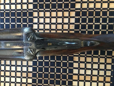 Charles Boswell 29 inch12 ga Damascus 4 bar hi condition long LOP - Image 11 of 20