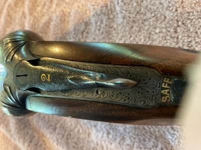 Charles Boswell 29 inch12 ga Damascus 4 bar hi condition long LOP - Image 18 of 20