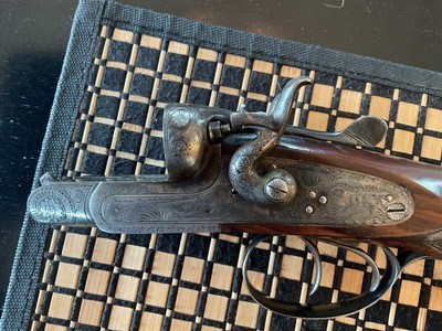 Midland Gun Co. 12 gauge 2&3/4 original proof Hammer Gun - Image 2 of 20