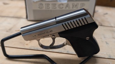 Seecamp LWS380 – Exceptional, Like New in Box – Complete Factory Package with Two Magazines, Manual & Extra Springs - Image 8 of 9