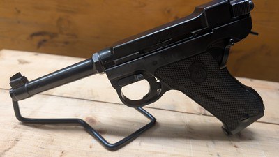 Swedish Husqvarna M/40 – Lahti L35 9mm – Pristine Condition – All Matching Numbers – Complete Rig with Original Holster - Image 7 of 10
