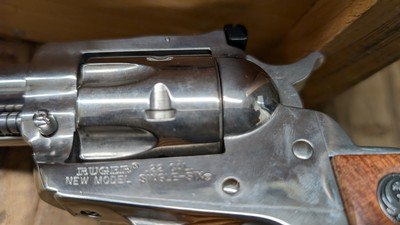 Ruger New Model Single Six – Stainless – .22 LR / .22 WMR Convertible – Excellent Condition - Image 9 of 15
