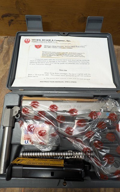 Ruger KP89DC Stainless Dual Barrel Set – 9mm & .30 Luger – NIB Collector Grade - Image 2 of 12