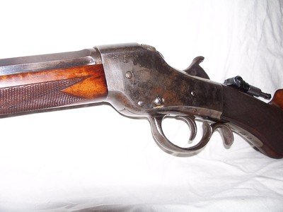 Hopkins & Allen 32-40 Single Shot Rifle c. 1893 - Image 14 of 15