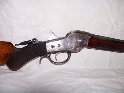 Hopkins & Allen 32-40 Single Shot Rifle c. 1893 - Image 4 of 15