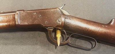 1899 WINCHESTER MODEL 1892 LEVER ACTION 38 WCF OCTOGON BARREL - Image 3 of 11