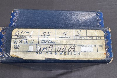 1972 SMITH & WESSON MODEL 67 