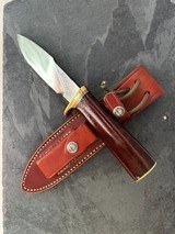 Randall Made A.G. Russell Special Knife #84 Vintage Burl Wood Sullivan Sheath Mint - Image 3 of 9