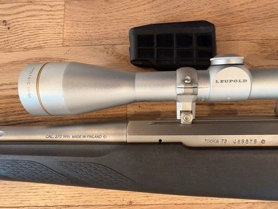 Tikka T3 Lite Stainless .270 Win Sub-MOA RH + Leupold VX-2 3-9x40 - Image 4 of 8
