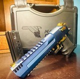 Magnum Research Desert Eagle L6 .44 Mag Carbon Blue Gold LNIB - Image 1 of 15