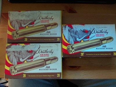 LOT OF 3 BOXES NEW AND ONCE FIRED 460 WEATHERBY MAG BRASS - Image 1 of 7
