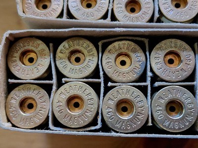 LOT OF 3 BOXES NEW AND ONCE FIRED 460 WEATHERBY MAG BRASS - Image 4 of 7
