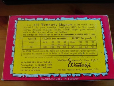 LOT OF 3 BOXES NEW AND ONCE FIRED 460 WEATHERBY MAG BRASS - Image 7 of 7