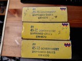 LOT OF 3 BOXES OF 20 NEW VINTAGE WINCHESTER WESTERN 45-70 BRASS