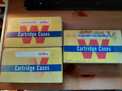 LOT OF 3 BOXES OF 20 NEW VINTAGE WINCHESTER WESTERN 45-70 BRASS - Image 2 of 5