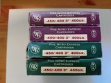 LOT OF 4 BOXES 5 ROUNDS EACH BOX WESTLEY RICHARDS .450/.400 400GR NITRO EXPRESS - Image 3 of 5