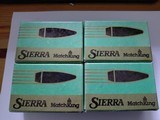LOT OF 4 BOXES 100 CT EACH BOX SIERRA 30 CAL168GR MATCHKING BULLETS - Image 1 of 2