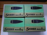 LOT OF 4 BOXES 100CT EACH BOX SIERRA 30 CAL 220 GR MATCHKING BULLETS - Image 1 of 2