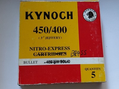 LOT OF 20 UNPRIMED CASES, 20 BULLETS KYNOCH 450/400 NITRO-EXPRESS - Image 1 of 5