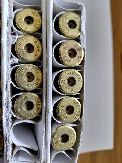 LOT OF 19 NEW UNPRIMED BRASS CASES,19 BULLETS WESTLEY RICHARDS 450/400 3