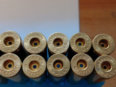 LOT OF 25 NORMA UNPRIMED BRASS, 404 JEFFERY, 2 BOXES OF SOFT, SOLID BULLETS 83 CT. - Image 4 of 8
