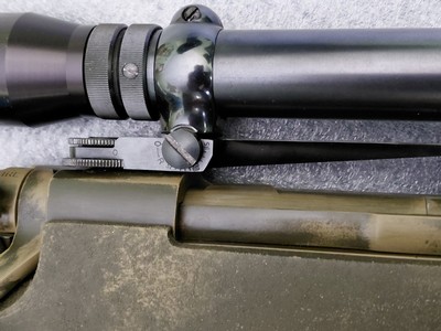 J UNERTL 10X TARGET/ HUNTING SCOPE, MILL DOTS, BUEHLER RINGS, BASE MOD 70 - Image 16 of 17