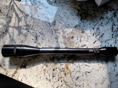 J UNERTL 10X TARGET/ HUNTING SCOPE, MILL DOTS, BUEHLER RINGS, BASE MOD 70 - Image 5 of 17