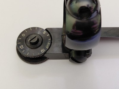 J UNERTL 10X TARGET/ HUNTING SCOPE, MILL DOTS, BUEHLER RINGS, BASE MOD 70 - Image 12 of 17